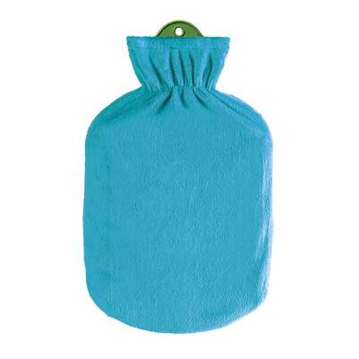 Wärmflasche Flauschbezug petrol, A-Nr.: 5398616 - 01