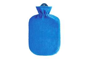 Wärmflasche Fleecebezug blau 2,0L, A-Nr.: 5398438 - 01