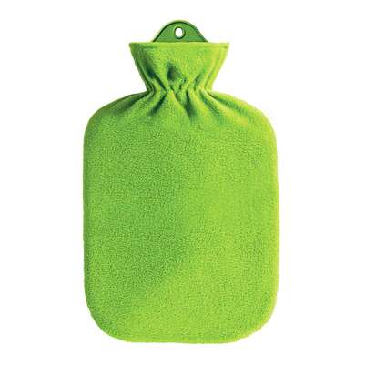 Sie sehen eine Packung Wärmflasche Fleecebezug grün 2,0L, Produktbild: 01 Wärmflasche Fleecebezug grün 2,0L, A-Nr.: 5398421 - 01