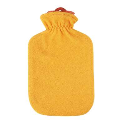 Wärmflasche Fleecebezug orange 2,0L, A-Nr.: 5398444 - 01
