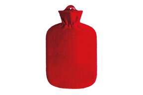Wärmflasche Fleecebezug rot 2,0L, A-Nr.: 5398415 - 01