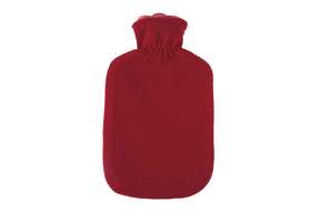 Wärmflasche Fleecebezug rubinrot 2,0L, A-Nr.: 5398467 - 01