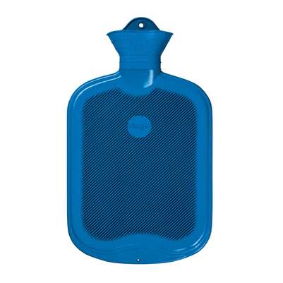 Wärmflasche einseitig mit Lamelle blau, A-Nr.: 4755161 - 01