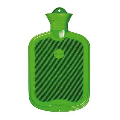 Wärmflasche einseitig mit Lamelle grün, A-Nr.: 4755178 - 01