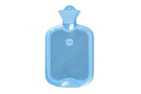 Wärmflasche einseitig mit Lamelle hellblau, A-Nr.: 5397568 - 01