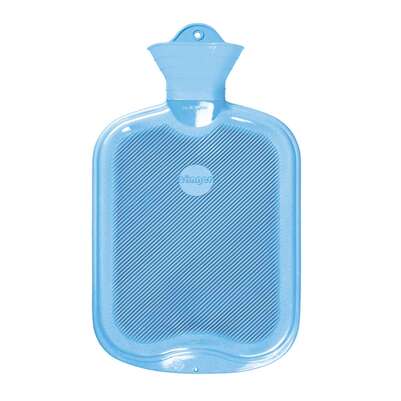 Wärmflasche einseitig mit Lamelle hellblau, A-Nr.: 5397568 - 01