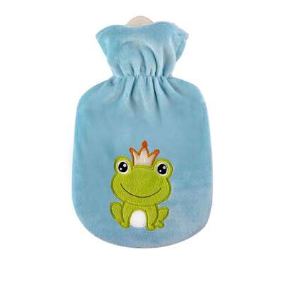 Kinder Wärmflasche Velour Froschkönig, A-Nr.: 5399679 - 01