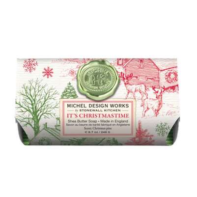 Sie sehen eine Packung Michel Design Works Badeseife It´s Christmastime, Produktbild: 01 Michel Design Works Badeseife It´s Christmastime, A-Nr.: 5912616 - 01