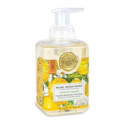Sie sehen eine Packung Michel Design Works Seifenschaum Lemon Basil, Produktbild: 01 Michel Design Works Seifenschaum Lemon Basil, A-Nr.: 5863214 - 01