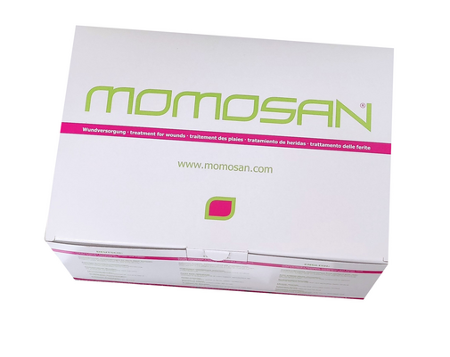 MOMOSAN-schwarz steril Wund-Pads 15x10x2cm, 10 Stück, A-Nr.: 3421021 - 01