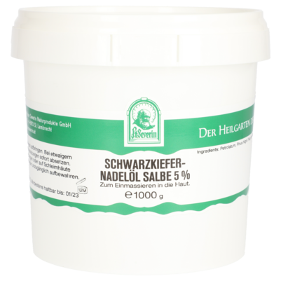 SCHWARZKIEFERNADELÖL SALBE 5% 1000 G, A-Nr.: 5802690 - 01