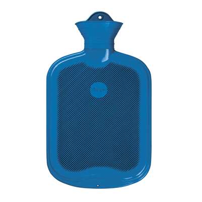 Wärmflasche beidseitig mit Lamelle blau, A-Nr.: 5398071 - 01