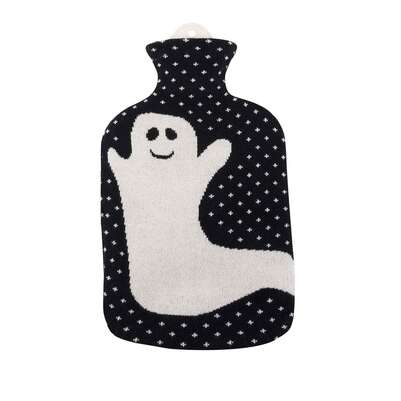 Sie sehen eine Packung Kinder Wärmeflasche Strick Öko-Tex Geist Spooky, Produktbild: 01 Kinder Wärmeflasche Strick Öko-Tex Geist Spooky, A-Nr.: 5476210 - 01