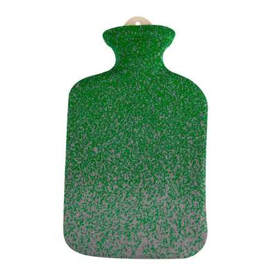 Wärmflasche Strick Öko-Tex Pixel grün 2,0L, A-Nr.: 5398272 - 01