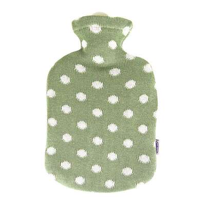 Wärmflasche Strick Öko-Tex Maigrün 2,0L, A-Nr.: 5398303 - 01