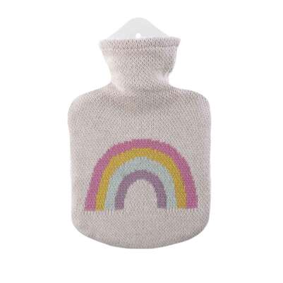 Kinder Wärmflasche Strick Öko-Tex Regenbogen, A-Nr.: 5997009 - 01