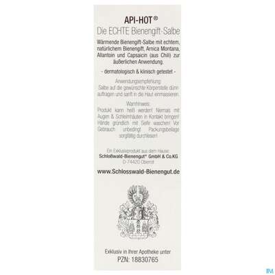 Bienengiftsalbe Salbe/hot Echte Bienengiftsalbe 50ml, A-Nr.: 5905881 - 05