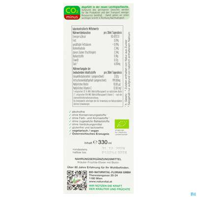 Artischocken Amaro Bitterkraeuter Bio Elixier Kraeuter Fruechte Alkoholfrei 330ml, A-Nr.: 3823699 - 07