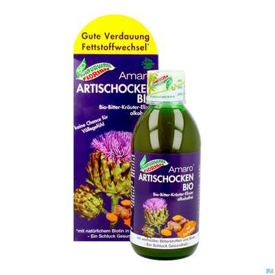 Artischocken Amaro Bitterkraeuter Bio Elixier Kraeuter Fruechte Alkoholfrei 330ml, A-Nr.: 3823699 - 12