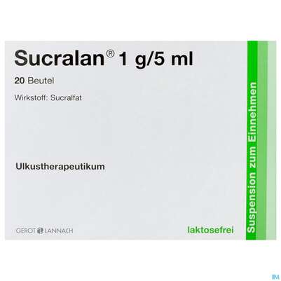 Sucralan Orale Susp 1g/5ml Btl 20st, A-Nr.: 1286429 - 01