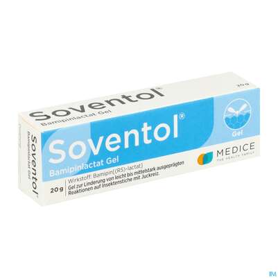 Soventol Bamipinlactat Gel Neu 20g, A-Nr.: 5521809 - 02