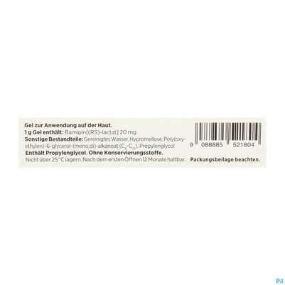 Soventol Bamipinlactat Gel Neu 20g, A-Nr.: 5521809 - 03
