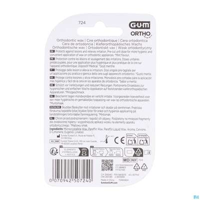 Zahnpflege Gum Orthodont Wachs Klar 723 1st, A-Nr.: 3115815 - 06