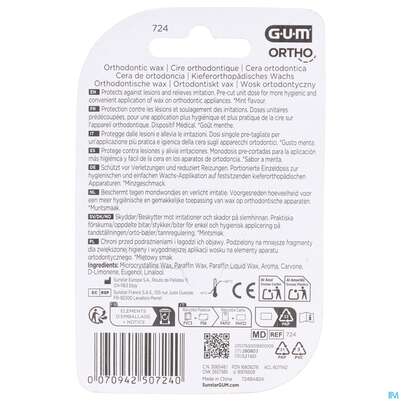 Zahnpflege Gum Orthodont Wachs Klar 723 1st, A-Nr.: 3115815 - 07