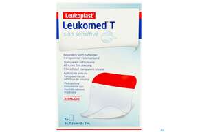 Wundverband Leukomed/t Skin Sensitive Folienverband O.auflage Steril 5x7,2 Cm 5st, A-Nr.: 5267653 - 01