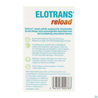Elotrans Reload Pulver Apfel-geschmack Beute 15st, A-Nr.: 5972943 - 03