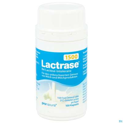 Lactrase Kapseln 1.500 Fcc -pro Natura 100st, A-Nr.: 4545506 - 02