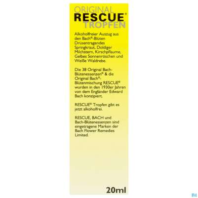 Sie sehen eine Packung Bachblueten -apopharm 39 Rescue Tropfen 20ml, Produktbild: 05 Bachblueten -apopharm 39 Rescue Tropfen 20ml, A-Nr.: 4089149 - 05