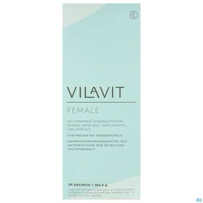 Vilavit Sachet Female Bei Kinderwunsch Foerd- Erung Eizellqualitaet 1pk, A-Nr.: 5916519 - 01