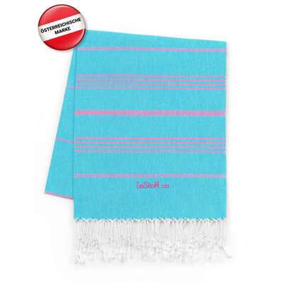 LeStoff Hamamtuch Aqua Pink, A-Nr.: 5839865 - 02