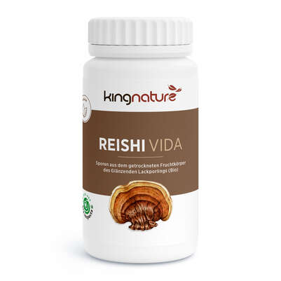 KINGNATURE REISHI VIDA Kaps 300 mg Bio Spo 120 Stk, A-Nr.: 5296330 - 01