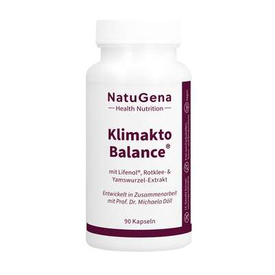 Sie sehen eine Packung NatuGena Klimakto Balance Kapseln, Produktbild: 01 NatuGena Klimakto Balance Kapseln, A-Nr.: 5719598 - 01