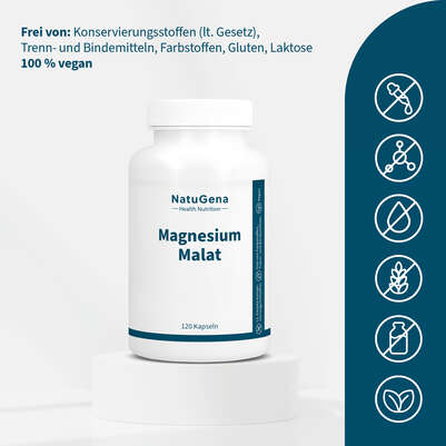 NatuGena Magnesium-Malat Kapseln, A-Nr.: 5699312 - 03