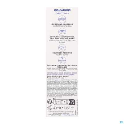 Uriage Bariederm-cica Creme Spf50 40ml, A-Nr.: 5617780 - 08