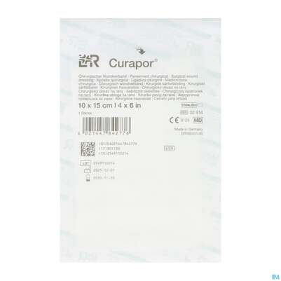 Wundverband Curapor Steril Chirurgisch 10x 15cm 1st, A-Nr.: 4534187 - 04