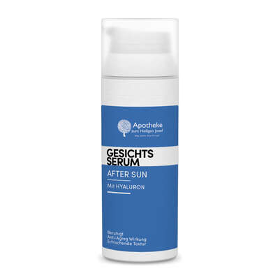 Sie sehen eine Packung Unifarco Gesichtsserum After Sun 50ml, Produktbild: 01 Unifarco Gesichtsserum After Sun 50ml, A-Nr.: 8060148 - 01