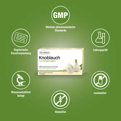 Dr. Böhm Knoblauch nur 1 Dragee täglich, A-Nr.: 1520316 - 04