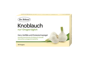Dr. Böhm Knoblauch nur 1 Dragee täglich, A-Nr.: 2552442 - 01