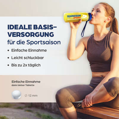 Sie sehen eine Packung Dr. Böhm Magnesium Sport Tabletten, Produktbild: 05 Dr. Böhm Magnesium Sport Tabletten, A-Nr.: 2682765 - 05