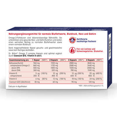 Dr. Böhm Omega 3 complex, A-Nr.: 4162047 - 06