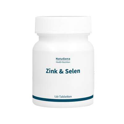 NatuGena Zink &amp; Selen Tabletten, A-Nr.: 5404251 - 01