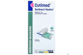 Cutimed/sorbact Gel Kompressen.bakterienbindend +hydrogel 7,5x 15cm Nr 7261111 10st, A-Nr.: 3691499 - 01
