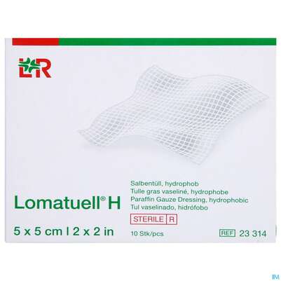 Salbenverband Lomatuell-h 5x 5cm 10st, A-Nr.: 2029054 - 02