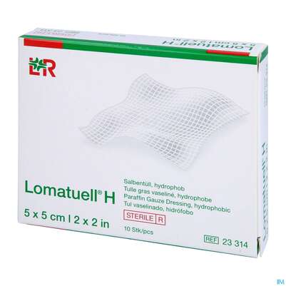 Salbenverband Lomatuell-h 5x 5cm 10st, A-Nr.: 2029054 - 04