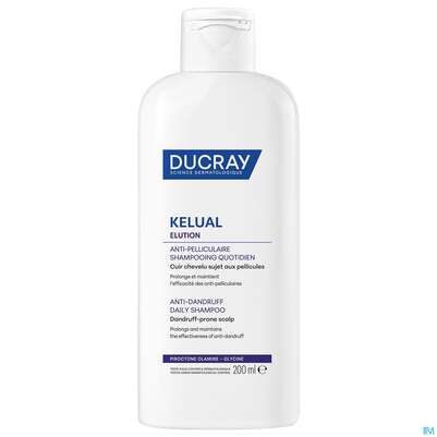 Sie sehen eine Packung Shampoon Ducray Elution Neu 200ml, Produktbild: 04 Shampoon Ducray Elution Neu 200ml, A-Nr.: 5746000 - 04