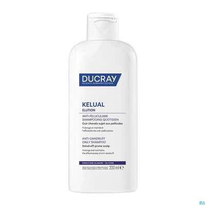 Sie sehen eine Packung Shampoon Ducray Elution Neu 200ml, Produktbild: 05 Shampoon Ducray Elution Neu 200ml, A-Nr.: 5746000 - 05